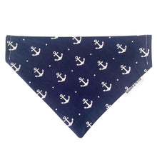 Load image into Gallery viewer, Dog bandana - Sailor | Anchors