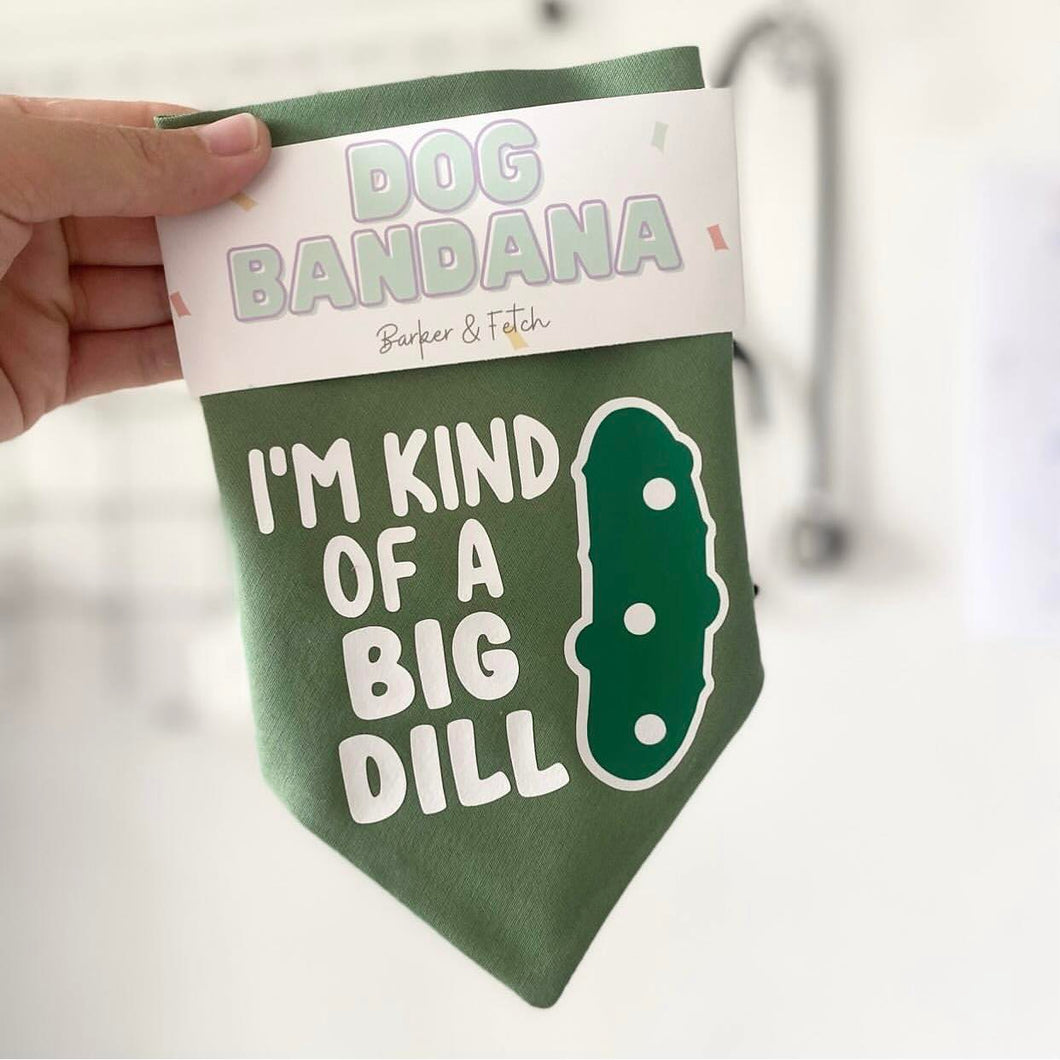 Dog bandana - Big dill