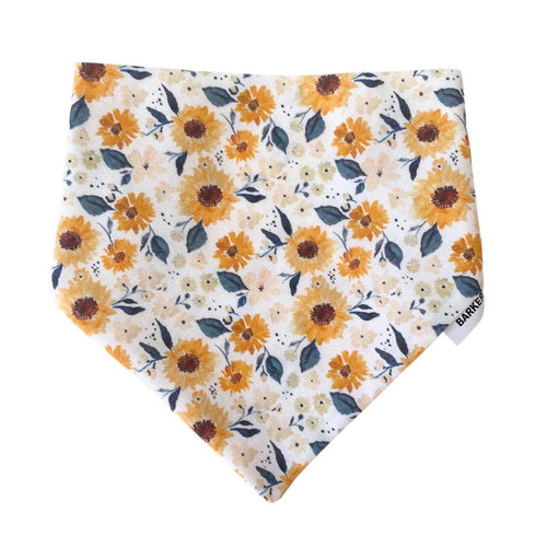 Dog bandana - Sunflowers