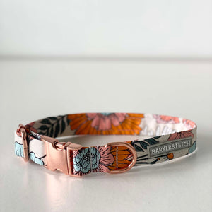 Dog collar - Goldie | Floral