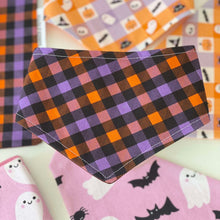 Load image into Gallery viewer, Dog bandana - Sweeney | Tartan | Halloween